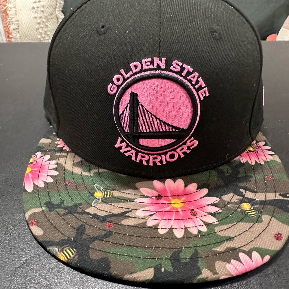 New Era 59Fifty Golden State Warriors Floral Fitted Cap 7-1/4